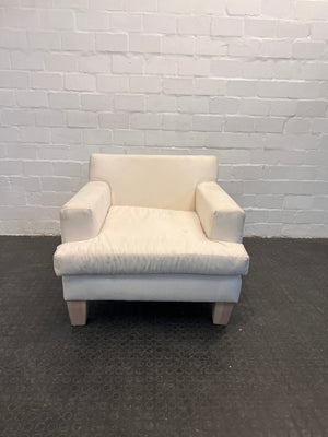 White One Seater Office Sofa