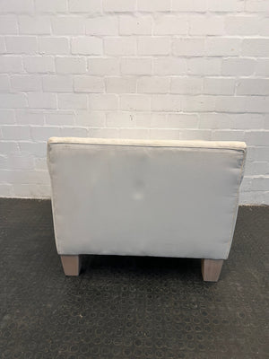 White One Seater Office Sofa