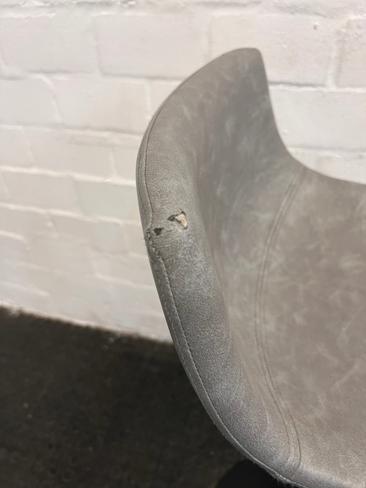 Grey Seat Bar Stool - PRICE DROP