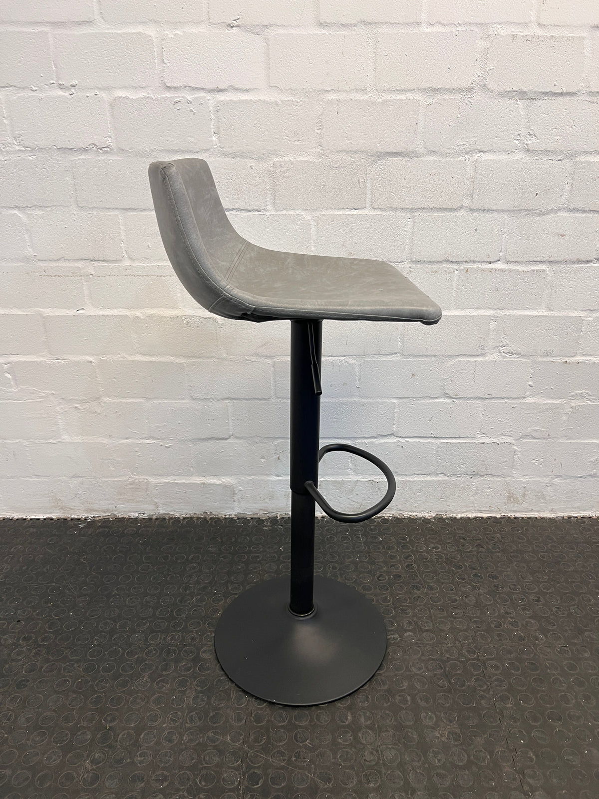 Grey Seat Bar Stool - PRICE DROP