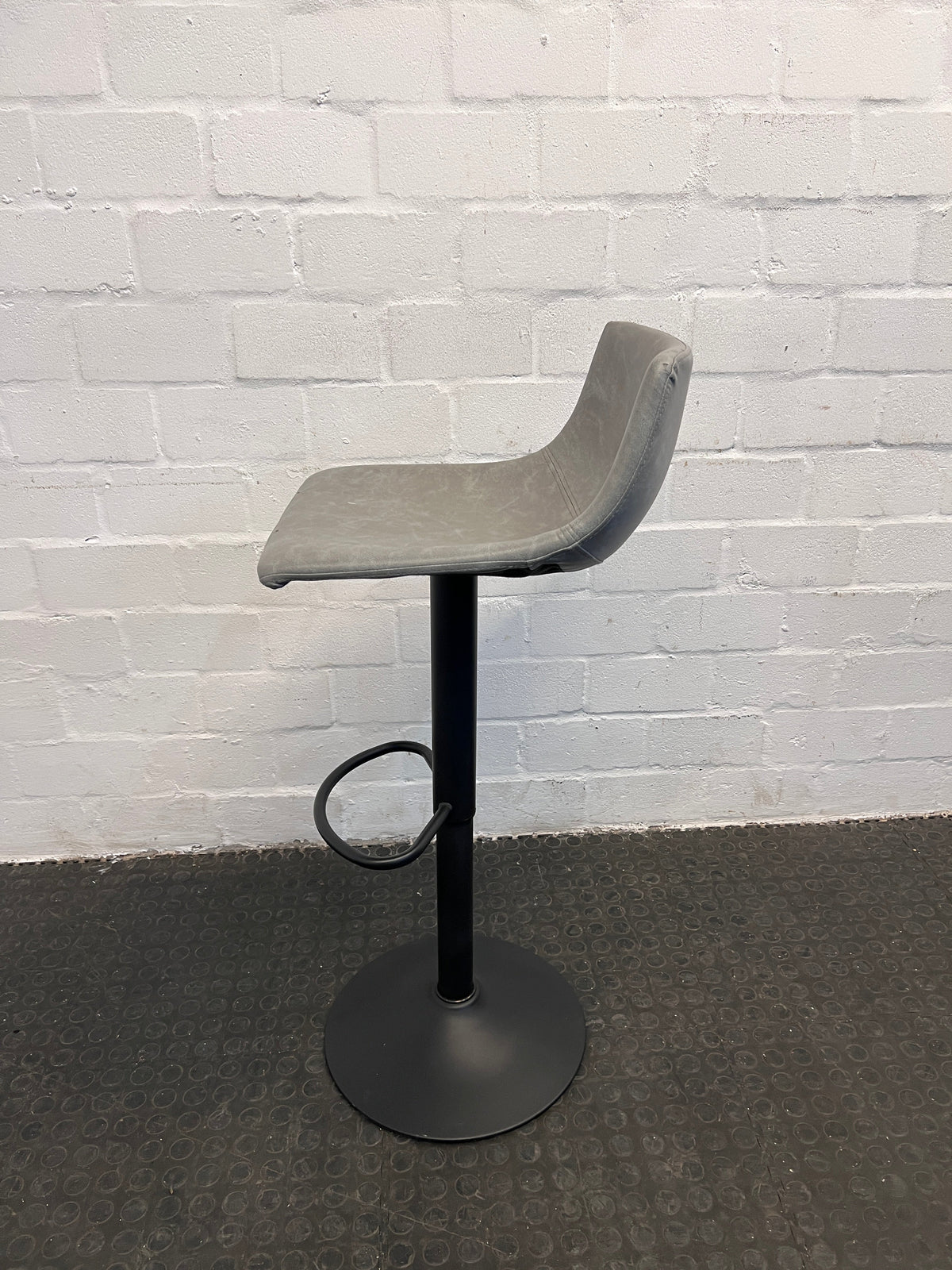 Grey Seat Bar Stool - PRICE DROP