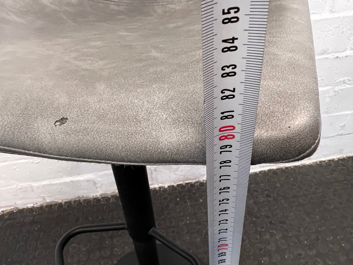 Grey Seat Bar Stool - PRICE DROP