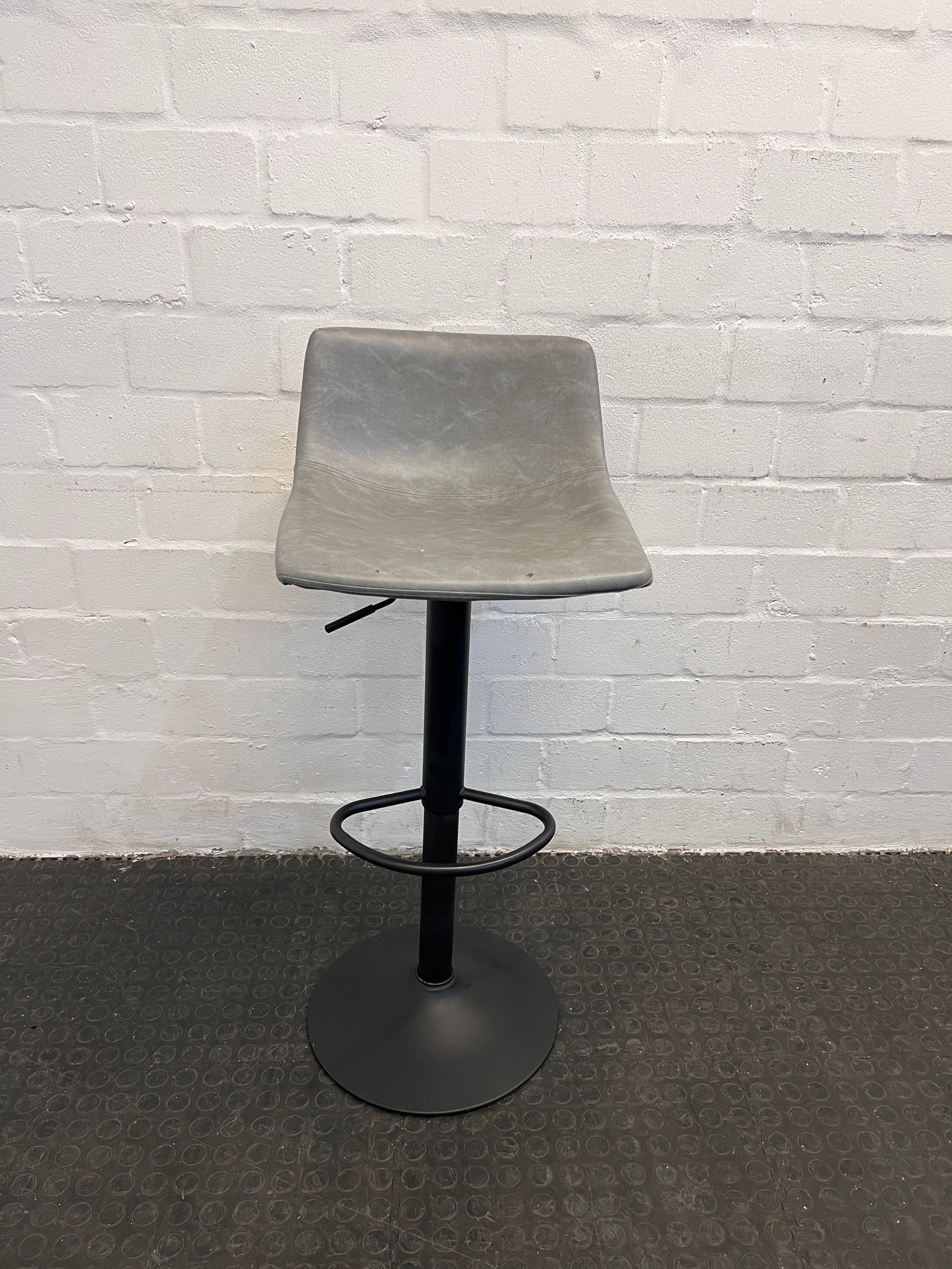 Grey Seat Bar Stool