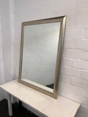 Silvery-Gold Framed Mirror (90cm x 120cm)