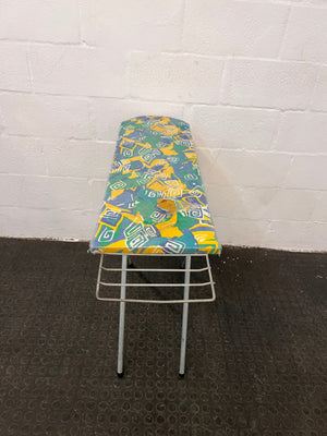 Green and Yellow Ironing Board