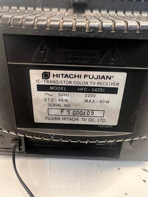 Hitachi Fujian Tube Tv (no Sound)