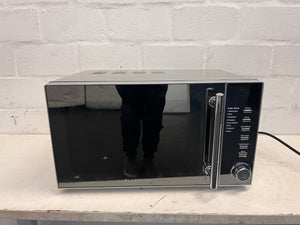 Platinum Mirror Finished Microwave (Rusted Inside)