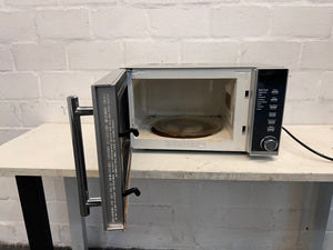 Platinum Mirror Finished Microwave (Rusted Inside)