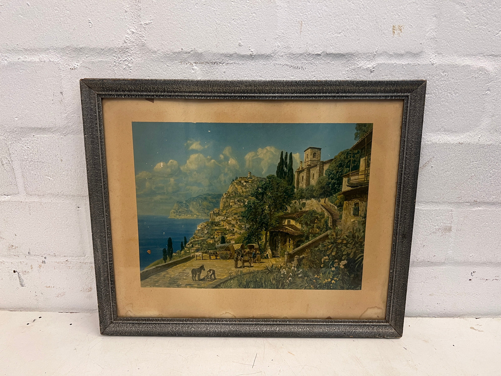 Shores of Sorrento Framed Print Wall Art