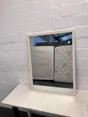 White Frame Mirror (65cm x 85cm)