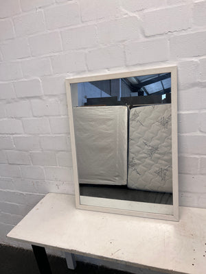 White Frame Mirror (65cm x 85cm)