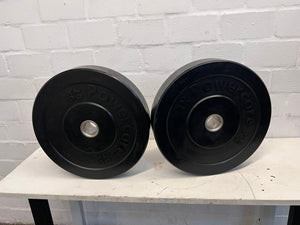 Black Powercore Rubber 20 kg Barbell Bumper Plate