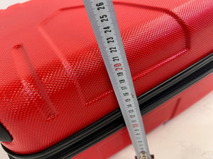 Red Hard Shell Suitcase on Wheels - Zip broken - REDUCED