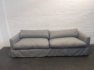 Grey Slipcover Five Seater Couch