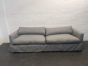 Grey Slipcover Five Seater Couch