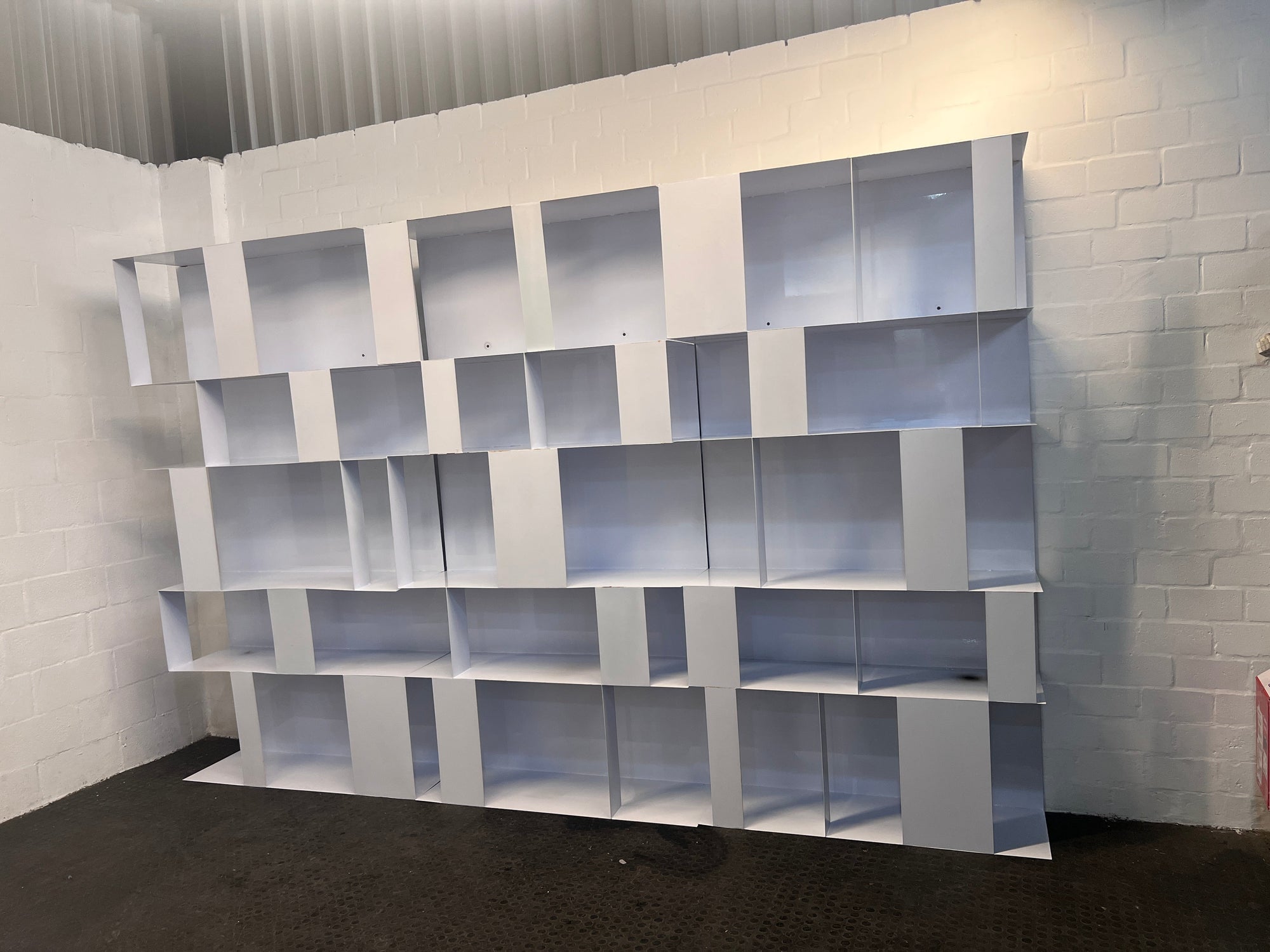 Powder-Coated Modular Bookshelf