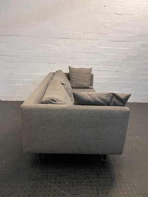 Grey Three Seater Couch - REDUCED