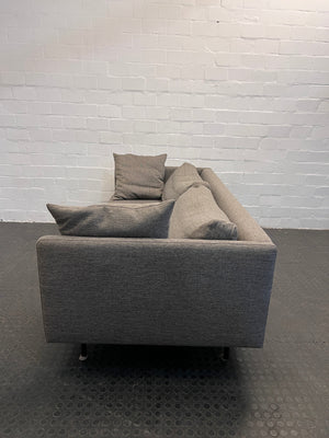 Grey Three Seater Couch - REDUCED