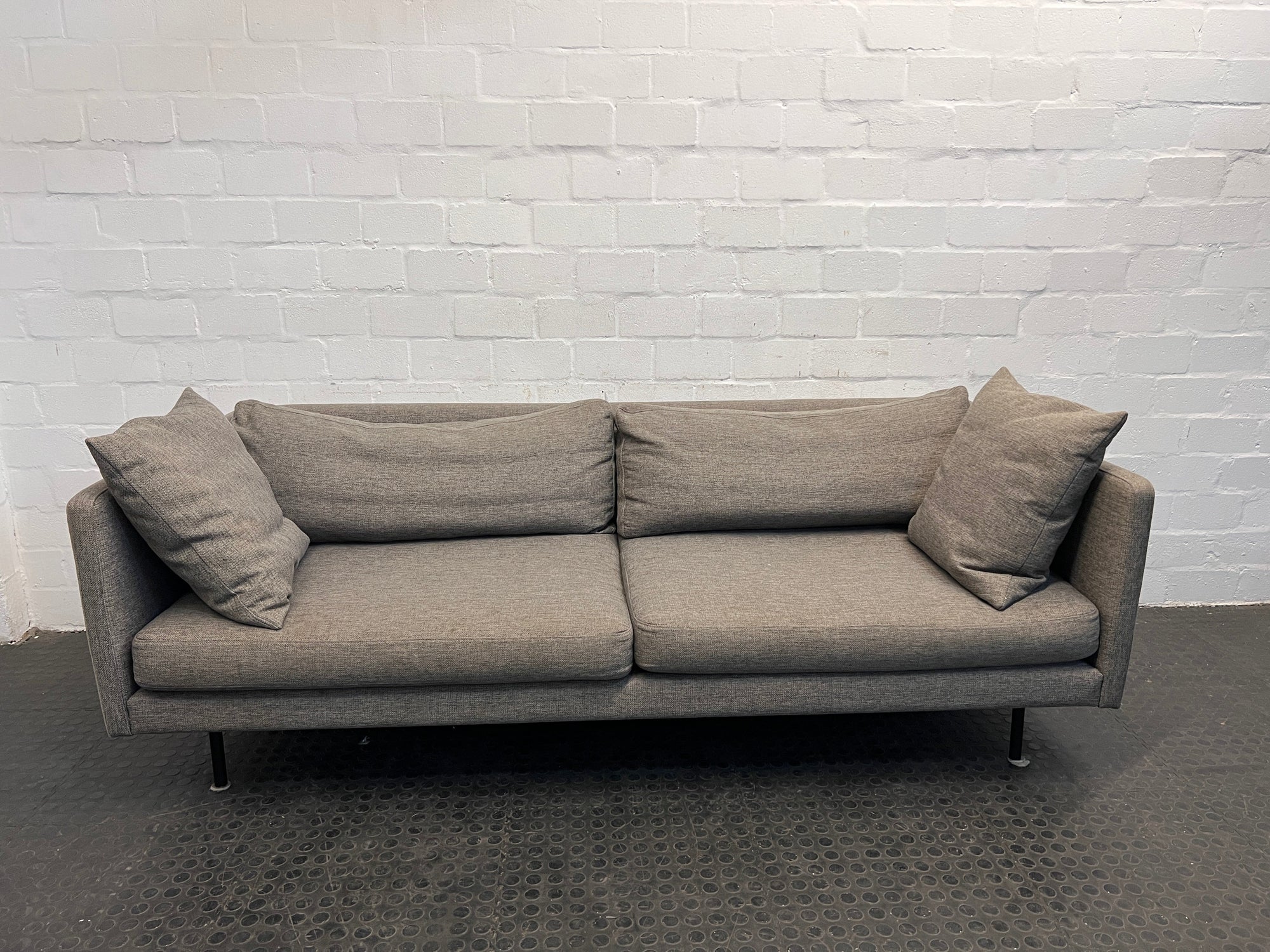 Grey Three Seater Couch - REDUCED