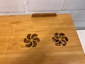 Wooden Laptop Mini Table Stand (Cooling Fans Broken)