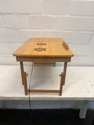 Wooden Laptop Mini Table Stand (Cooling Fans Broken)