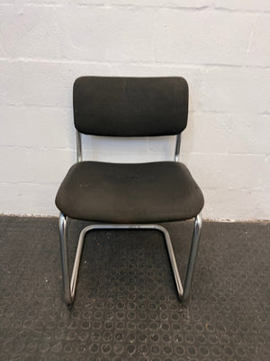 Black and Grey Framed Boardroom Chair