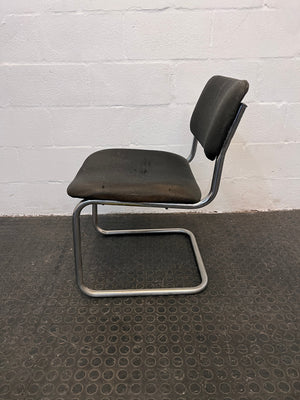 Black and Grey Framed Boardroom Chair