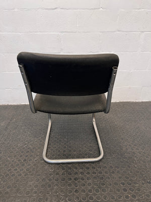 Black and Grey Framed Boardroom Chair