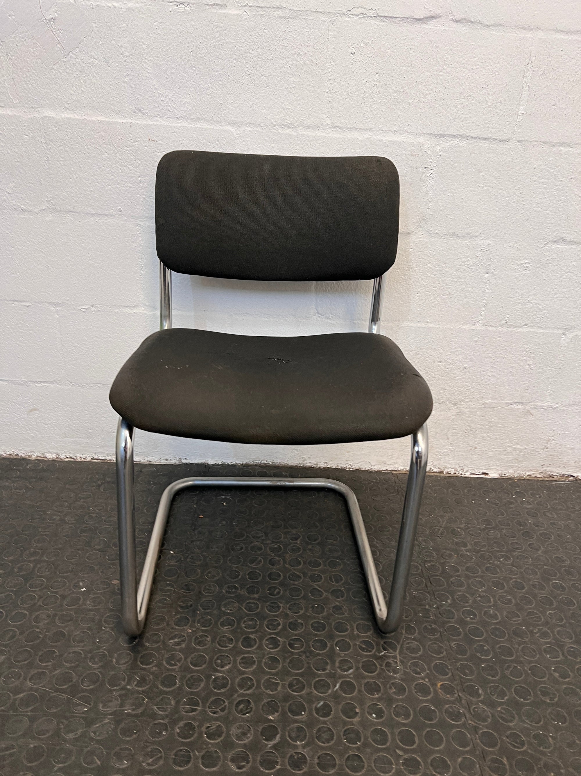 Black and Grey Framed Boardroom Chair