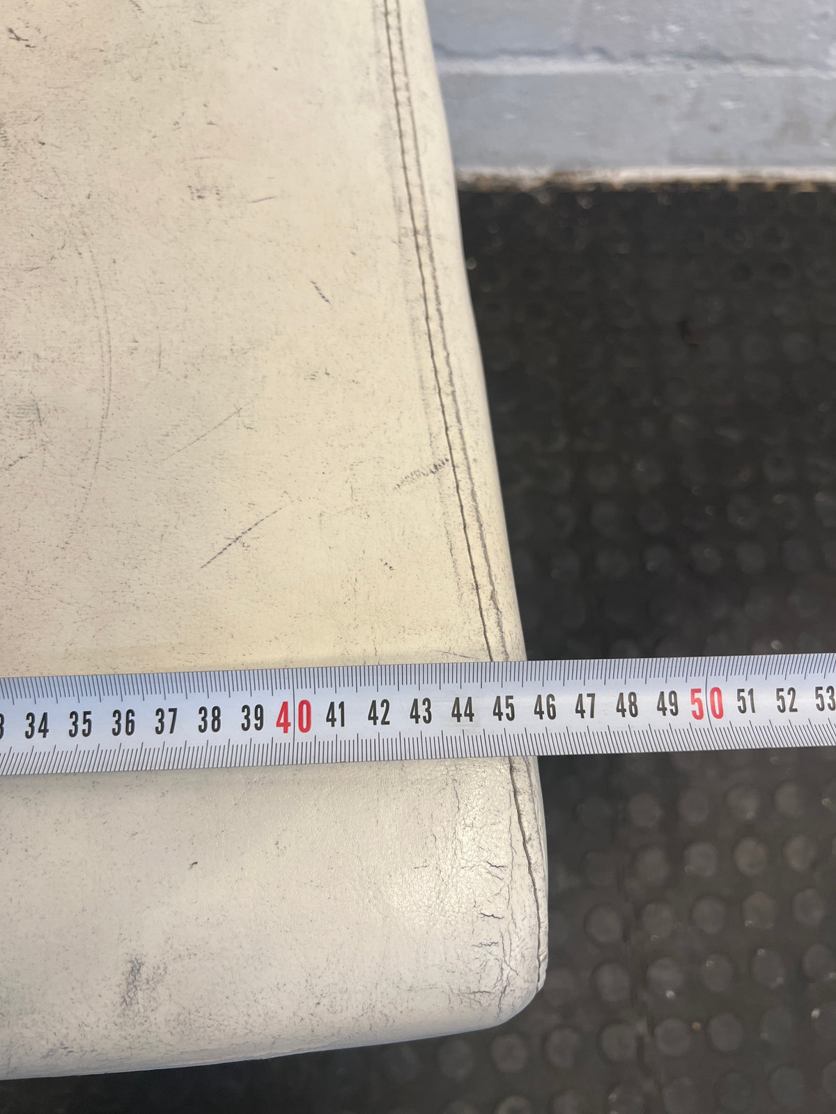 White Pleather Dining Chairs - PRICE DROP