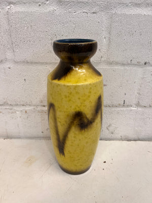 Brown and Yellow Vase