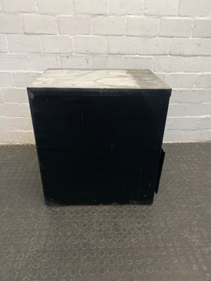 Black Two Drawer Credenza - REDUCED