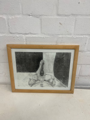 Ballet Pointer Shoe Framed Wall Art