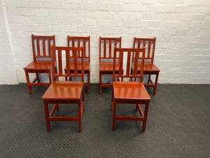 Brown Solid Wooden Dining Chairs