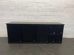 Bespoke Locker Unit with Perforated Mesh Doors (145 cm x 36 cm x 54 cm)