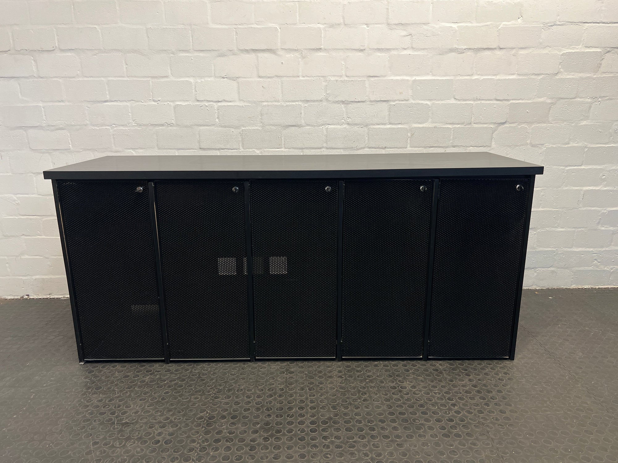 Bespoke Locker Unit with Perforated Mesh Doors (195 cm x 60 cm x 86 cm)