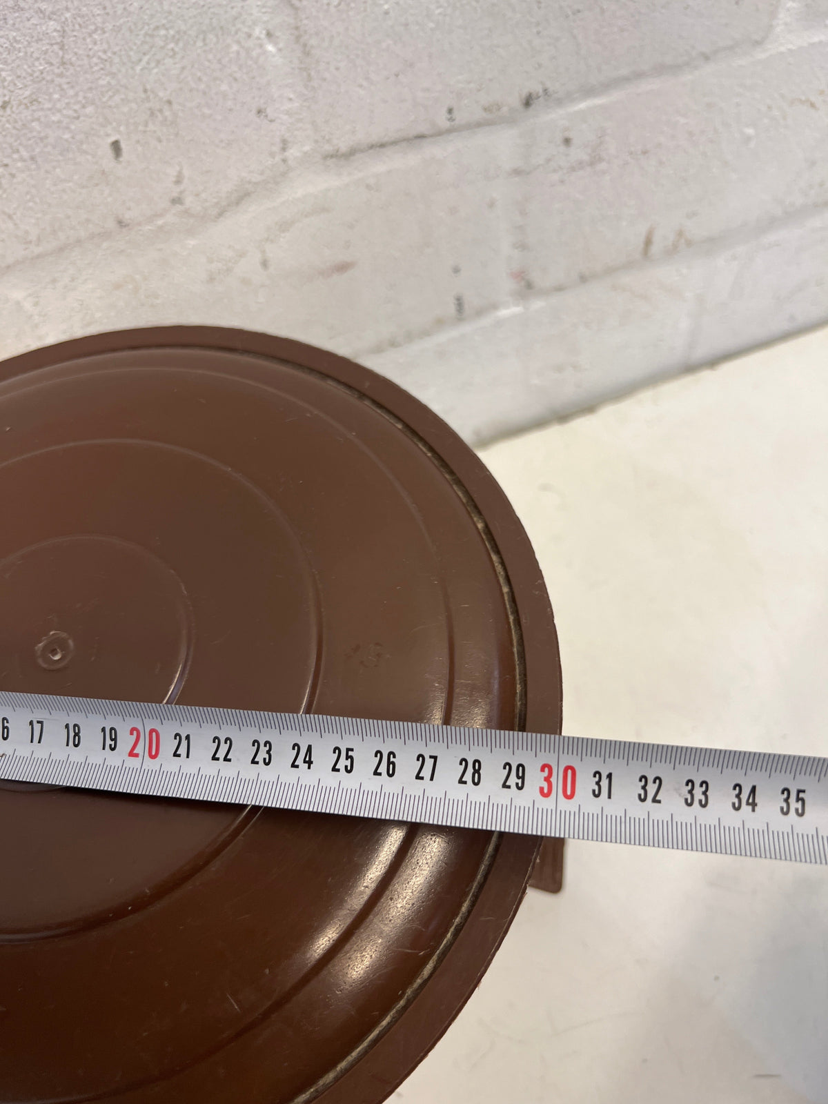 Cream and Brown Bin - 2ndhandwarehouse.com