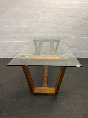 Coricraft Glass Top Dining Table - REDUCED