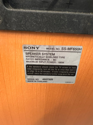 SONY STANDING SPEAKER - SS-MF-650H