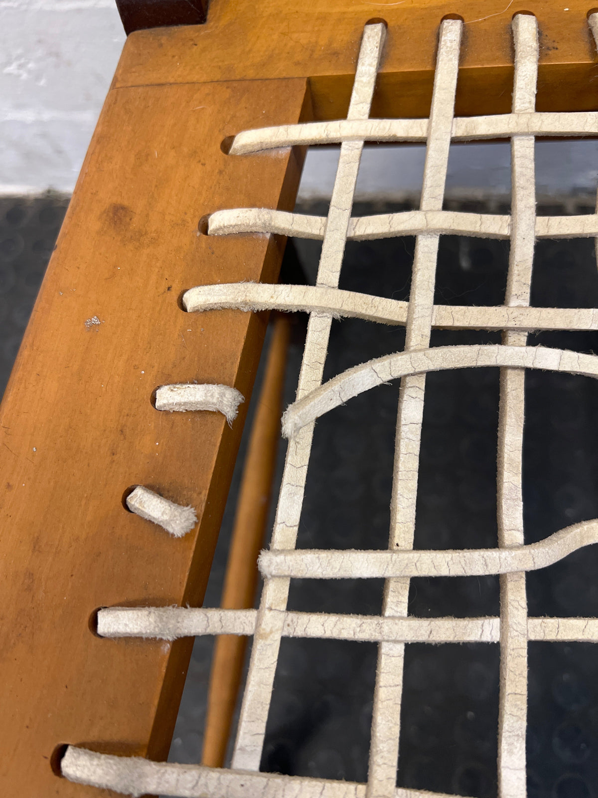 Yellow Wood Riempie Chairs (Needs to be restrung) - PRICE DROP