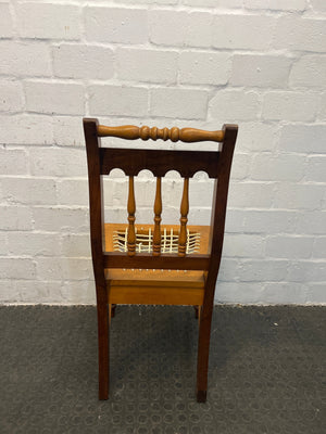 Yellow Wood Riempie Chairs (Needs to be restrung)