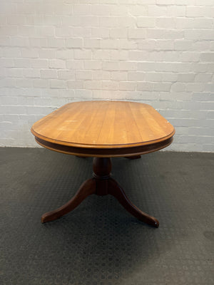 Yellow Wood Dining Table - REDUCED