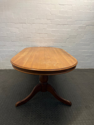 Yellow Wood Dining Table - REDUCED