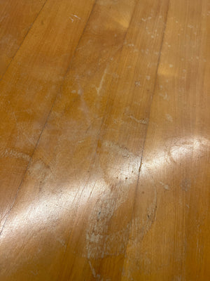 Yellow Wood Dining Table - REDUCED