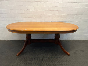 Yellow Wood Dining Table - REDUCED