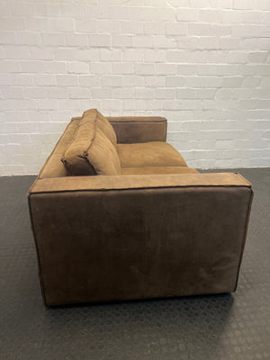 Coricraft Leather Two Seater - REDUCED