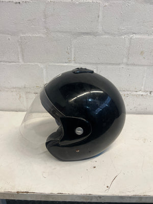 Black Motorcycle Helmet