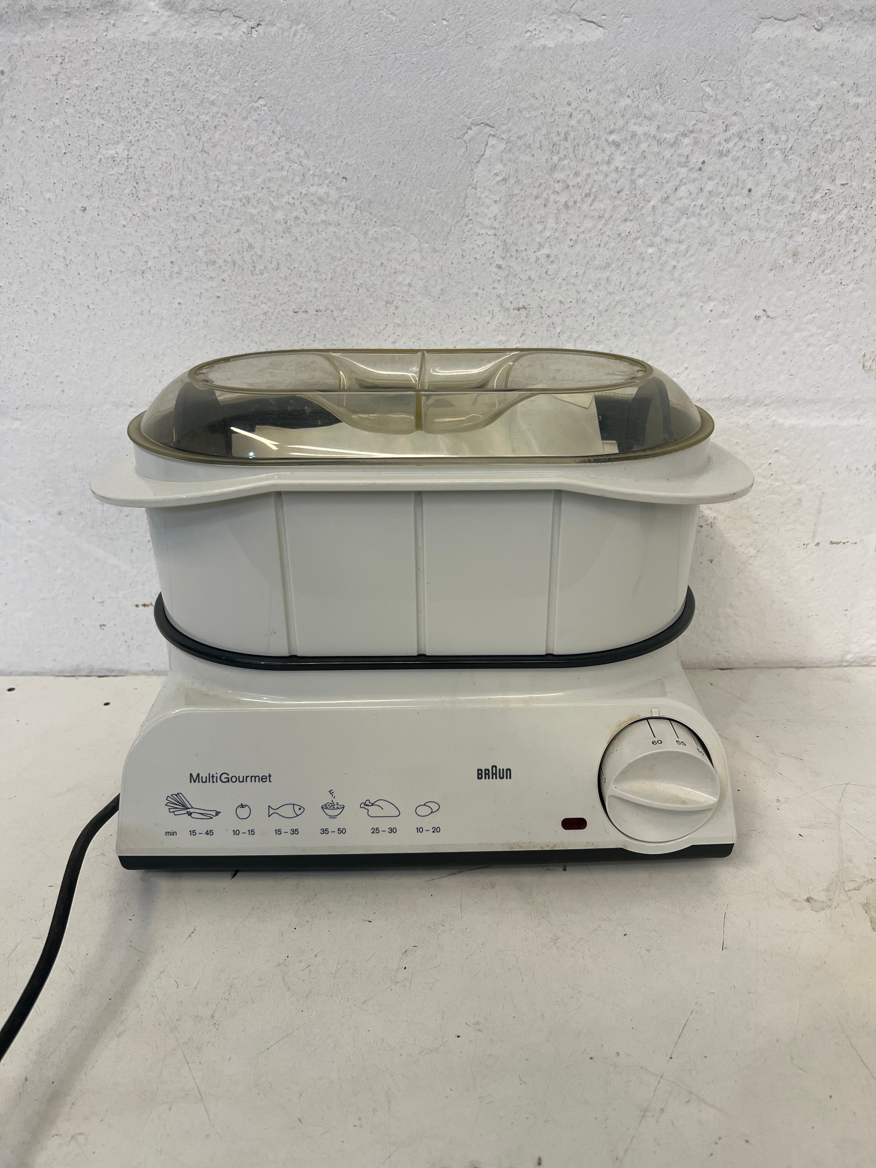 Vaporiera Braun FS3000 Tribute Collection, 2 Cestelli Da 3.1 L, Cestello Per Riso, Potenza 850 W, Timer 60 Minuti