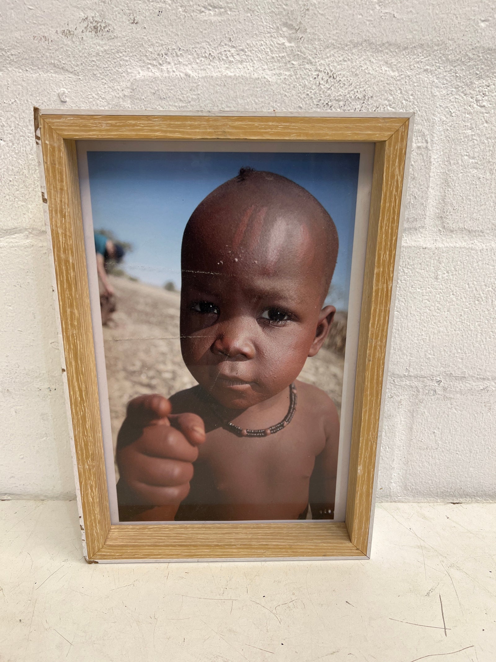 Baby Artwork Wooden Frame
