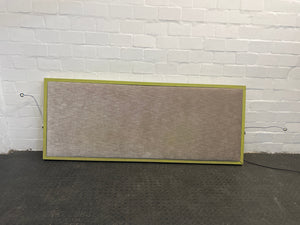 Green Headboard with Lights (Height 85.5cm) x (Width: 200.5cm) - REDUCED